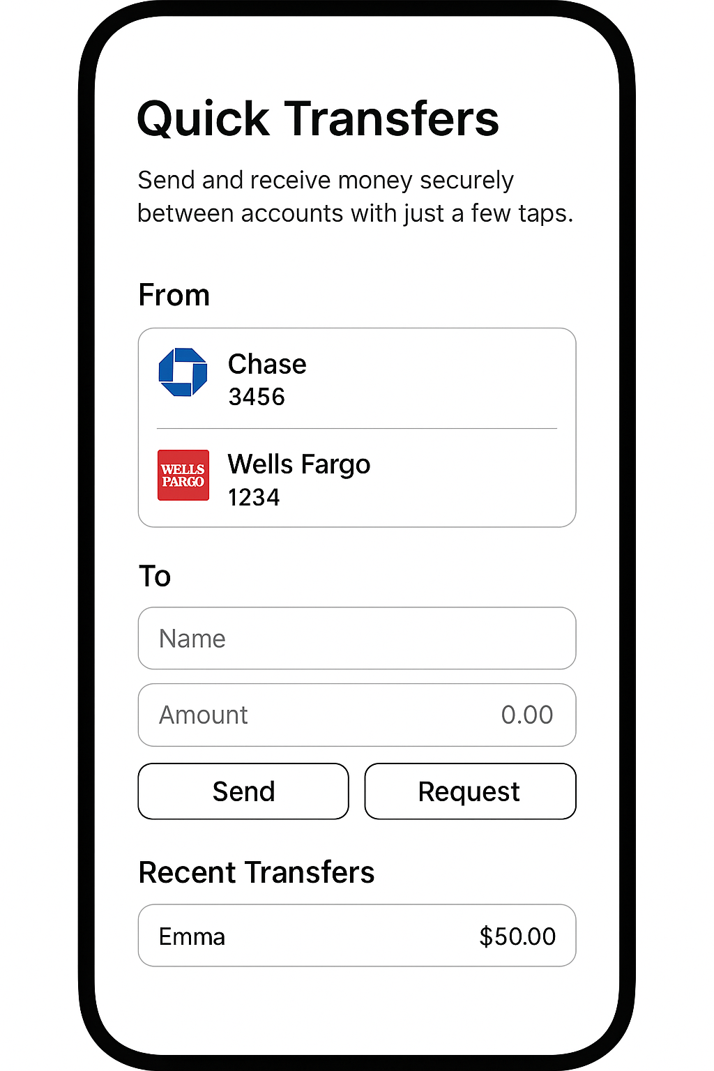 Quick Transfers Screen